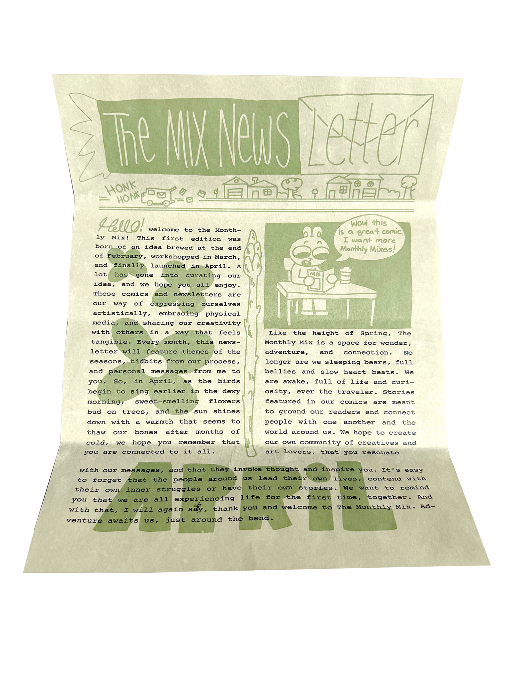 The Monthly Mix: Digital Plan